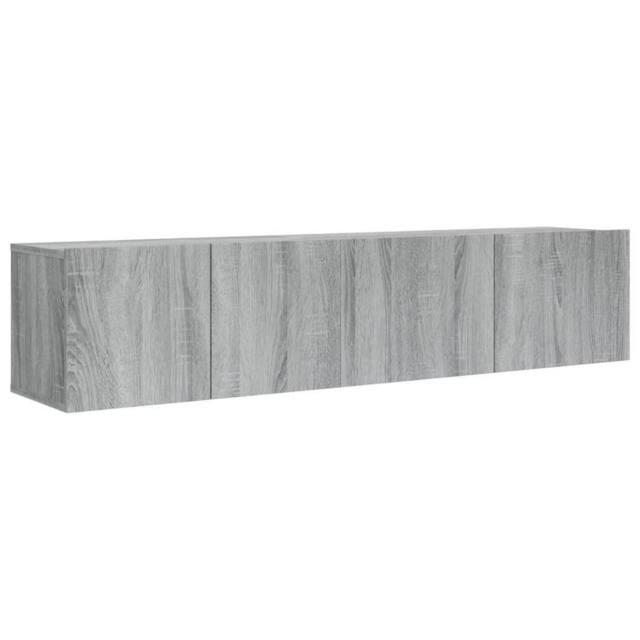 Berkfield Home 2 Piece TV Cabinet Set Grey Sonoma Engineered Wood - image 1