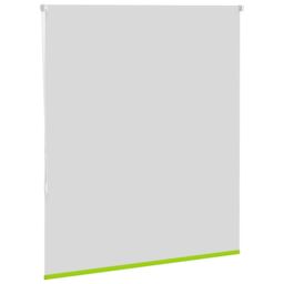 Berkfield Home Roller Blind Blackout Leaves Green 140x130 cm Fabric Width 136.6 cm Polyester - thumbnail 4