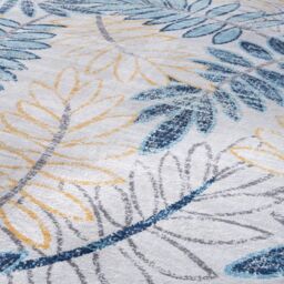 THE RUGS Marrakech Multicolour Leaf Large Area Rug & Runner Living Room 450 - Size: 80 cm x 150 cm - thumbnail 2