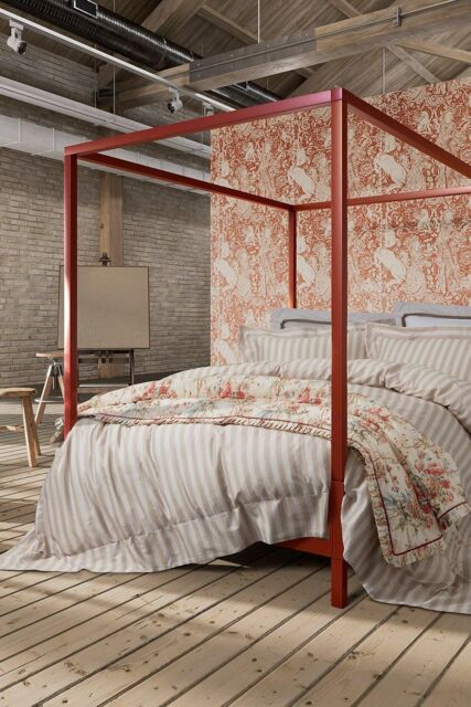 Sanderson 'Regency Aperigon' Cotton Sateen Duvet Cover Set in Medium Beige - Size: Double - image 1