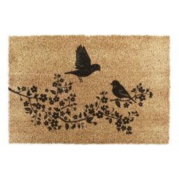 Artsy Mats Birds On A Tree Doormat (90 x 60cm) in Brown - Size: 90 cm x 60 cm - thumbnail 5