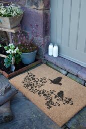 Artsy Mats Birds On A Tree Doormat (90 x 60cm) in Brown - Size: 90 cm x 60 cm - thumbnail 3