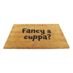 Artsy Mats Fancy A Cuppa Doormat (60 x 40cm) in Brown - Size: 40 cm x 60 cm - thumbnail 5