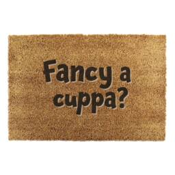 Artsy Mats Fancy A Cuppa Doormat (60 x 40cm) in Brown - Size: 40 cm x 60 cm - thumbnail 6