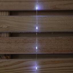 Samuel Alexander 1.2m x 1.2m Light up Star Pin Wire Christmas Curtain Lights with 303 White LEDs - thumbnail 7