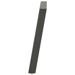 Berkfield Home Modern vidXL Dining Table Legs U-Shaped 2 pcs Anthracite 80x(72-7 in Charcoal - thumbnail 6