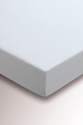Helena Springfield 'Hs Brushed Cotton' Fitted Sheet in Silver - Size: Double Fitted - thumbnail 1