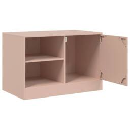 Berkfield Home TV Cabinet Pink 67x39x44 cm Steel - Size: 67 x 39 x 44 cm - thumbnail 7