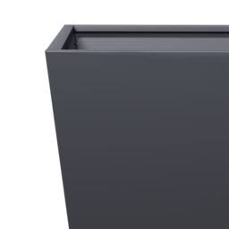 Berkfield Home Garden Planters Anthracite 2 pcs 40x40x40 cm Steel in Charcoal - Size: 40 x 40 x 40 cm - thumbnail 9