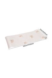 Living and Home Non-Pasted Non-Woven Wallpaper with Cute Teddy Bear Design in Pale Pink - thumbnail 5