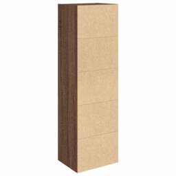 Berkfield Home Durable Bookcase Brown Oak 31x24x102 cm Engineered Wood - Size: 31 x 24 x 102 cm - thumbnail 7