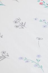 Catherine Lansfield 'Bunny Tails Ditsy Flowers' Fitted Sheet in White - Size: Single - thumbnail 2