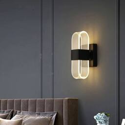 EONLION 3-in-1 LED Wall Lights Modern 3Colors Light Wall Lamp Bedroom 12W - thumbnail 5