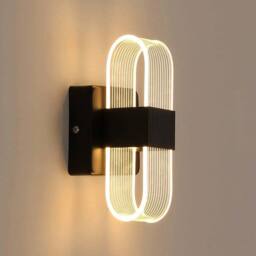 EONLION 3-in-1 LED Wall Lights Modern 3Colors Light Wall Lamp Bedroom 12W