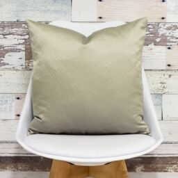 Paoletti Palermo Sateen Cushion in Light Grey - Size: 45 cm x 45 cm - thumbnail 5