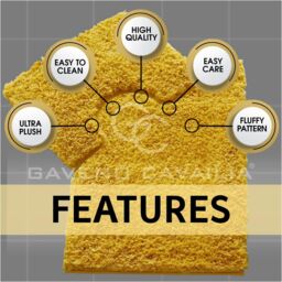 GAVENO CAVAILIA 2 Piece Zero Twist Bath Mat Set in Yellow - thumbnail 2