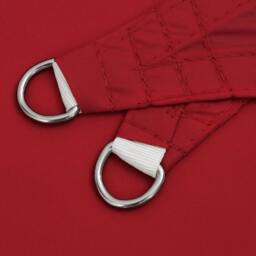 Berkfield Home Sunshade Sail Oxford Fabric Square 6x6 m Red - thumbnail 6