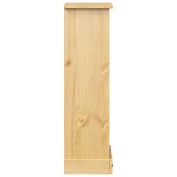 Berkfield Home Bookcase Corona 46x29x100 cm Solid Wood Pine in Tan - Size: 46 x 29 x 100 cm - thumbnail 5