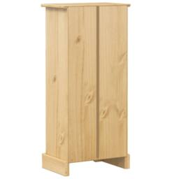 Berkfield Home Bookcase Corona 46x29x100 cm Solid Wood Pine in Tan - Size: 46 x 29 x 100 cm - thumbnail 6