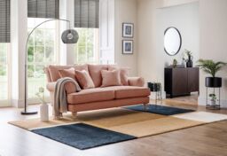 The Great Sofa Company Margot Small Sofa Faro Coral in Pink - thumbnail 1