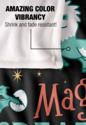 Harry Potter Magical Creatures Officially Licensed Silky Touch Super Soft Throw Blanket 152x127 cm in White - thumbnail 4