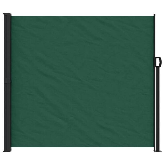 Berkfield Home Retractable Side Awning Dark Green 180x600 cm - image 1