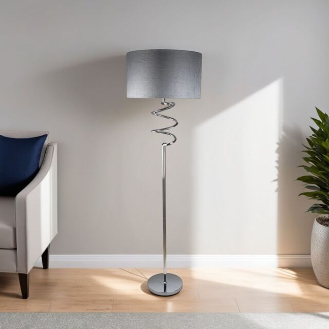 Pagazzi Kasi 158Cm Floor Lamp Polished Chrome in Silver - image 1