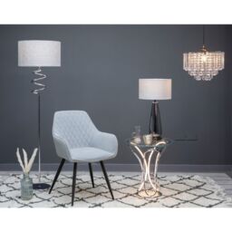 Pagazzi Kasi 158Cm Floor Lamp Polished Chrome in Silver - thumbnail 4