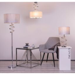 Pagazzi Kasi 158Cm Floor Lamp Polished Chrome in Silver - thumbnail 3