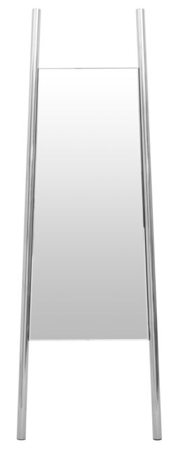 Orsina Genoa Silver Finish Frame Floor Mirror - image 1