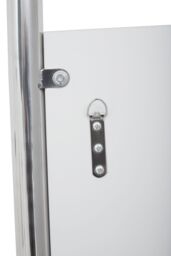 Orsina Genoa Silver Finish Frame Floor Mirror - thumbnail 4