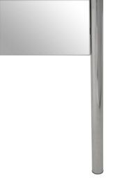 Orsina Genoa Silver Finish Frame Floor Mirror - thumbnail 5