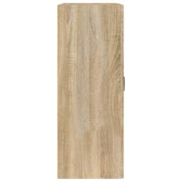 Berkfield Home Hanging Wall Cabinet Sonoma Oak 69.5x32.5x90 cm in Brown - thumbnail 6