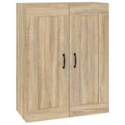 Berkfield Home Hanging Wall Cabinet Sonoma Oak 69.5x32.5x90 cm in Brown - thumbnail 2