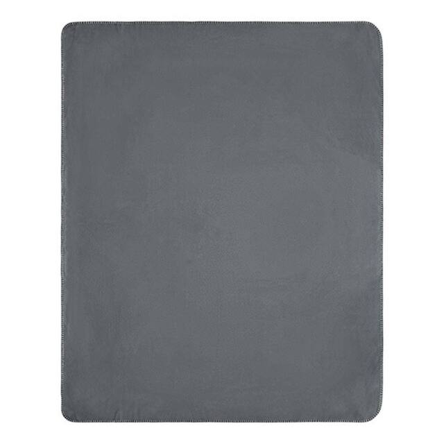 James and Nicholson Fleece Plain Blanket in Grey - image 1