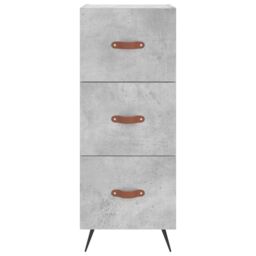 Berkfield Home Sideboard Concrete Grey 34.5x34x90 cm Engineered Wood - thumbnail 6