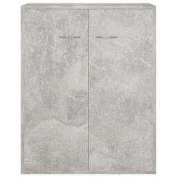 Berkfield Home Sideboard Concrete Grey 60x30x75 cm Engineered Wood - Size: 60 x 30 x 75 cm - thumbnail 5