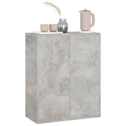 Berkfield Home Sideboard Concrete Grey 60x30x75 cm Engineered Wood - Size: 60 x 30 x 75 cm - thumbnail 4