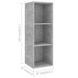 Berkfield Home Wall-mounted TV Cabinets 2 pcs Concrete Grey Engineered Wood - thumbnail 5