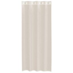 Berkfield Home Voile Curtains with Grommets 2 pcs Cream 140x245 cm - thumbnail 4