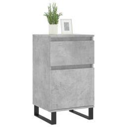 Berkfield Home Sideboard Concrete Grey 40x35x70 cm Engineered Wood - Size: 40 x 35 x 70 cm - thumbnail 3