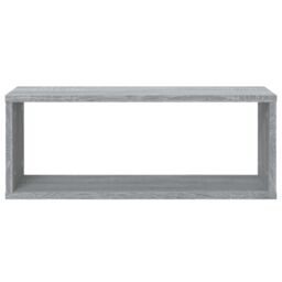 Berkfield Home Wall Cube Shelves 6 pcs Grey Sonoma 60x15x23 cm Engineered Wood - Size: 60 x 15 x 23 cm - thumbnail 4