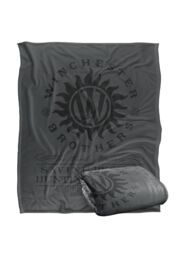 Warner Brothers Supernatural Winchester Silky Touch Super Soft Throw Blanket in White - thumbnail 2