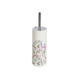 Showerdrape Meadow Wild Flowers Floral Toilet Brush in White - thumbnail 3
