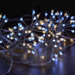 Samuel Alexander 4.5m Ultra Brights Starburst Multi-Action Christmas Lights with White & Warm White LEDs & Timer Function in Silver - thumbnail 5