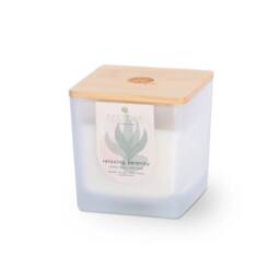 RESTORE Large Soy Wax Candle - Relaxing Serenity in Cool White