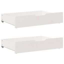 Berkfield Home Bed Frame without Mattress White 120x190 cm Small Double Solid Wood Pine - thumbnail 6