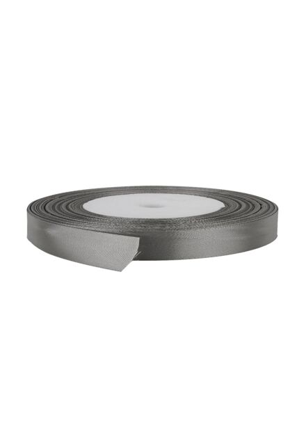 Neel Blue Double Sided Satin Polyester Ribbon Roll, 15mm x 10 Metres in Metallic Silver - image 1