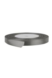 Neel Blue Double Sided Satin Polyester Ribbon Roll, 15mm x 10 Metres in Metallic Silver - thumbnail 1