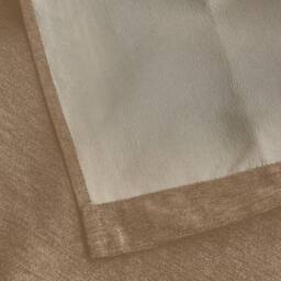 Luxury Living Chenille Blackout Pencil Pleat Top Curtains in Beige - Size: 117 cm width x 183 cm drop - thumbnail 5